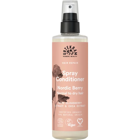 Urtekram bio erdei gyümölcs natúr hajkondicionáló spray száraz hajra