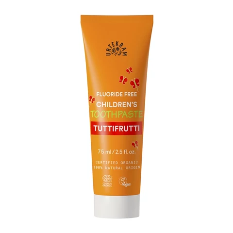 Urtekram tutti-frutti fluoridmentes fogkrém gyerekeknek aloe verával