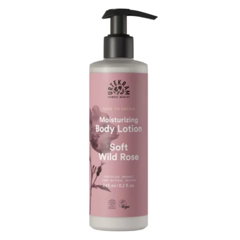 Urtekram bio vadrózsás természetes testápoló krém száraz bőrre