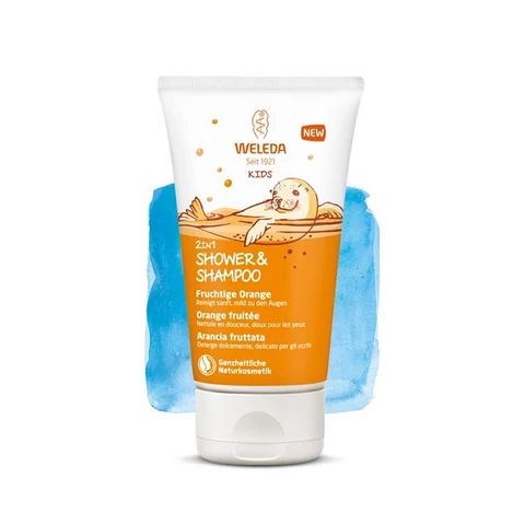 Weleda vanília natúr gyerek sampon és tusfürdő - 3 év felett