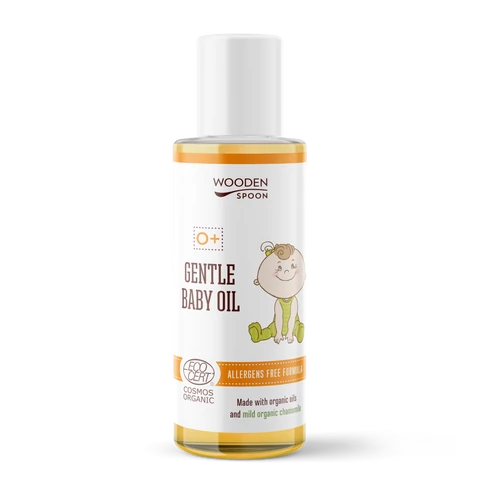 Wooden Spoon ápoló kamillás bio babaolaj