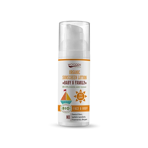 Wooden Spoon natúr naptej és testápoló - 30-as faktor