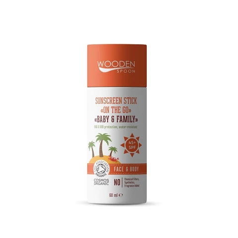 Wooden Spoon natúr napozó stick SPF45
