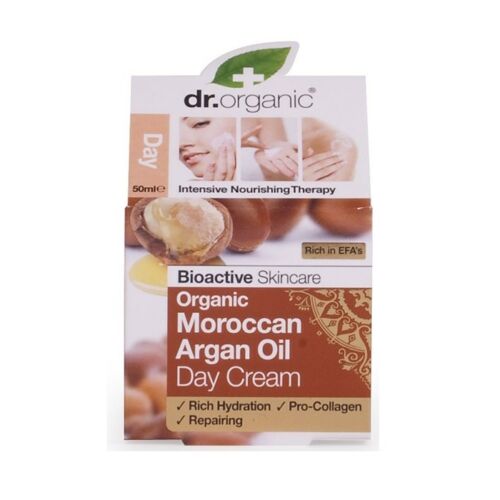 Dr. Organic marokkói argán olaj nappali natúr arckrém száraz bőrre